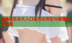 海角社区永久入口全方位导览与便捷服务指南