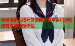 合浦海角市场社区便民交易平台打造整洁有序购物新体验