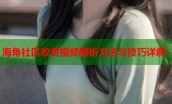 海角社区收费视频解析方法与技巧详解