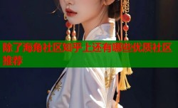 除了海角社区知乎上还有哪些优质社区推荐