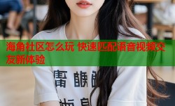 海角社区怎么玩 快速匹配语音视频交友新体验