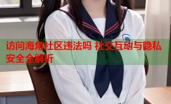 访问海角社区违法吗 社交互动与隐私安全全解析