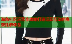 海角社区运营全攻略打造活跃互动的高效社群体系
