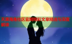 天涯海角社区官网精彩文章精选与深度解读