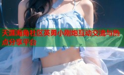 天涯海角社区英勇小刚炮互动交流与热点分享平台