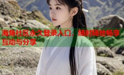 海角社区永久登录入口，随时随地畅享互动与分享