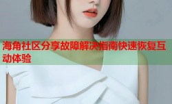 海角社区分享故障解决指南快速恢复互动体验