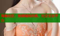 海角社区：我倾城向恋我，社交交友平台