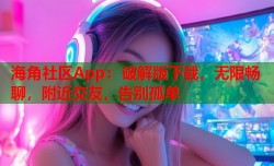 海角社区App：破解版下载，无限畅聊，附近交友，告别孤单
