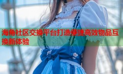 海角社区交换平台打造便捷高效物品互换新体验