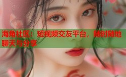 海角社区：短视频交友平台，随时随地聊天与分享
