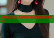 海角社区怎么复制粘贴快速掌握实用技巧