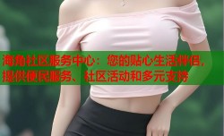 海角社区服务中心：您的贴心生活伴侣，提供便民服务、社区活动和多元支持