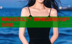 海角社区怎么了？揭秘最活跃的交流平台功能