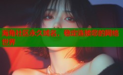 海角社区永久域名，稳定连接您的网络世界