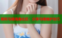 厕所马桶海角社区：分享马桶维护技巧