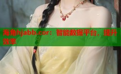 海角hjabb.cor：智能数据平台，提升效率