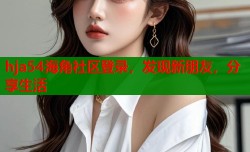 hja54海角社区登录，发现新朋友，分享生活