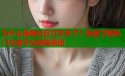 为什么海角社区打不开了？快速了解热门交流平台故障原因