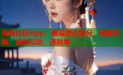 海角社区App：邂逅附近缘分，畅聊无限，视频互动，速脱单