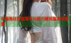 中海角社区智慧平台助力便民服务全覆盖