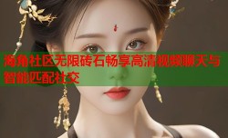 海角社区无限砖石畅享高清视频聊天与智能匹配社交