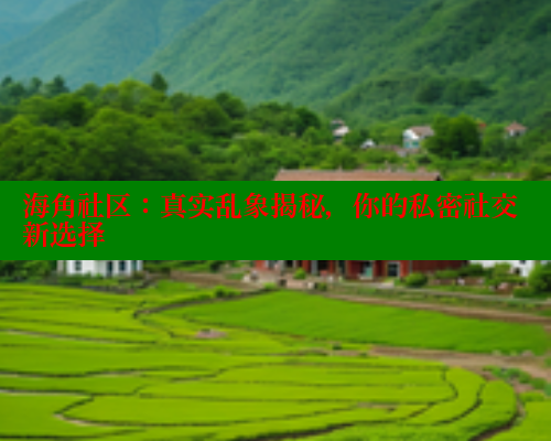 海角社区：真实乱象揭秘，你的私密社交新选择