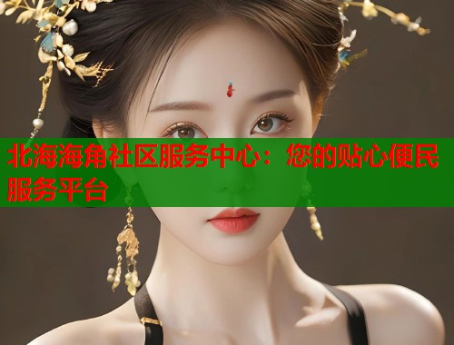 北海海角社区服务中心：您的贴心便民服务平台  第1张