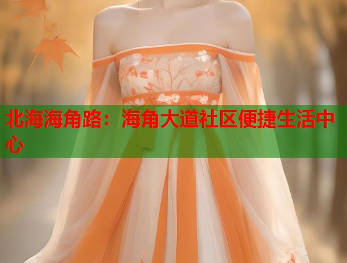 北海海角路：海角大道社区便捷生活中心  第1张